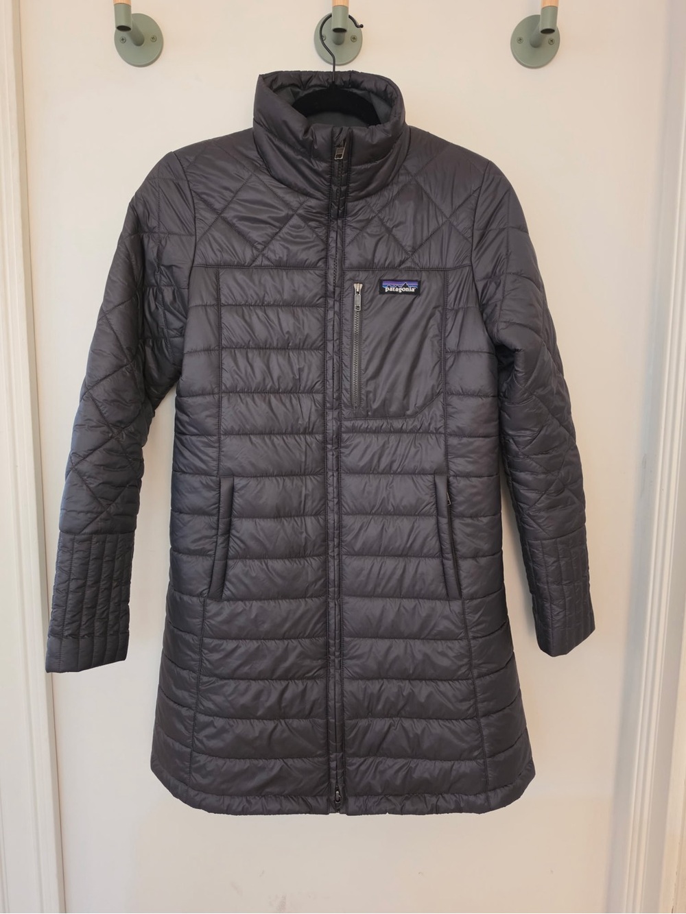 Patagonia Long Puffer Coat - Charcoal